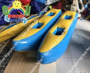 đôi hia 2 lỗ vàng + xanh biển